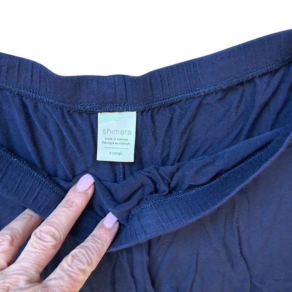 Shimera Nordstrom Tranquility Short Pajama Set in Navy Blue Size XS - Picture 6 of 6